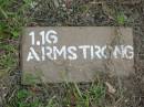 
ARMSTRONG;
Slacks Creek St Marks Anglican cemetery, Daisy Hill, Logan City
