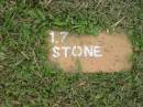 
STONE;
Slacks Creek St Marks Anglican cemetery, Daisy Hill, Logan City
