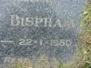 
Norman BISPHAM, husband,
16-5-1902 - 22-1-1980;
Slacks Creek St Marks Anglican cemetery, Daisy Hill, Logan City
