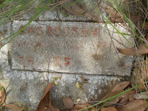 Maria? CASTERSEN;  | South Isis cemetery, Childers, Bundaberg Region  | 