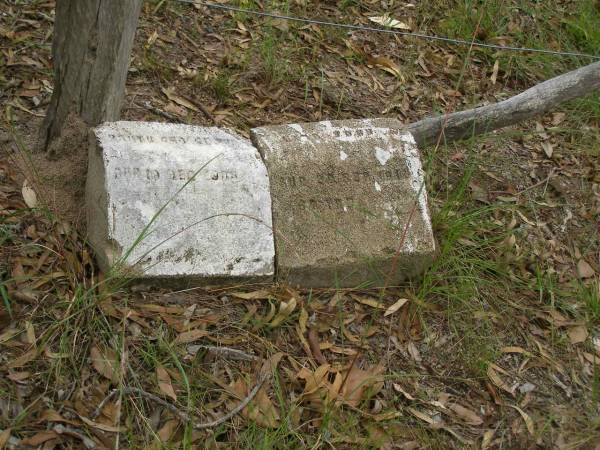 RAUTH? George ???,  | bur 19 Dec 1903;  | LAMBERT? John,  | bur 29-8-1910 aged 87 years;  | South Isis cemetery, Childers, Bundaberg Region  |   | 