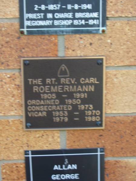 Carl ROEMERMANN  | 1905-1991  |   | Liberal Catholic Church of St Alban, Brisbane  |   | 
