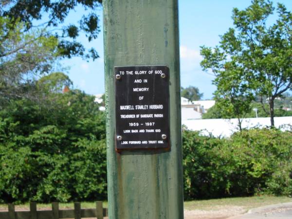 Maxwell Stanley HUBBARD  | 1959 - 1987  |   | St Margarets Anglican memorial garden, Sandgate, Brisbane  |   | 