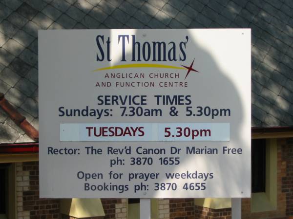 St Thomas' Anglican, Toowong, Brisbane  |   | 