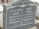 
Laura Rose ELDER
19 Apr 1943, aged 76
James ELDER
9 Apr 1947, aged 83
Stone Quarry Cemetery, Jeebropilly, Ipswich
