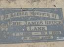 
Eric James Bruce LANE
b: 7 Jan 1906, 19 May 1999
Stone Quarry Cemetery, Jeebropilly, Ipswich
