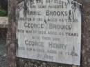 
Minnie BROOKS
6 Feb 1931 aged 48
George BROOKS
17 Nov 1939, aged 62
(and their son)
George Henry (BROOKS)
4 Sep 1926, aged 18
Stone Quarry Cemetery, Jeebropilly, Ipswich
