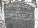 
Alfred H CLAYDON
29 Mar 1960, aged 51
Stone Quarry Cemetery, Jeebropilly, Ipswich
