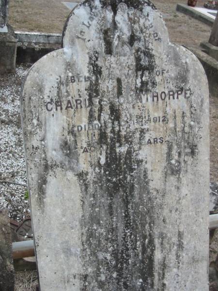 Lily (wife of Charles) GUNTHORPE  | 15 Dec 1912 aged 24  | Stone Quarry Cemetery, Jeebropilly, Ipswich  | 