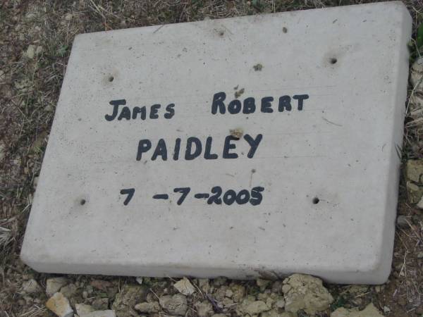 James Robert PAIDLEY  | 7 Jul 2005  | Stone Quarry Cemetery, Jeebropilly, Ipswich  | 