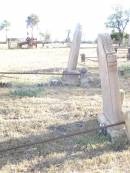 
Henry,
son of T. & M.A. EASTWELL,
died Warwick 1 May 1898 aged 26 years;
Swan Creek Anglican cemetery, Warwick Shire
