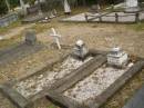 Alice Josephine, daughter of James & Mary THOMPSON, died 2 Feb 1923 aged 1 year 3 months; Thomas, son of James & Mary THOMPSON, died 12 Nov 1926 aged 9 years 3 months; James Edward THOMPSON, 5 Nov 1913 - 19 Sept 2000; Tallebudgera Catholic cemetery, City of Gold Coast 