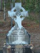 
Michael OBRIEN
3 Jun 1939
aged 74

Tamborine Catholic Cemetery, Beaudesert

