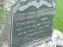 
Edwin BROOK
d: 6 Jun 1939, aged 82
Bertha Annie BROOK
18 Nov 1961, aged 91
Tamrookum All Saints church cemetery, Beaudesert
