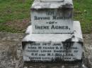 
Irene Agnes (SELLARS)
d: 14 Jun 1924, aged 10 years and 8 months
(daughter of) H.H. and M.I. SELLARS

Polly RUDD
24 Oct 1967, aged 83

Tamrookum All Saints church cemetery, Beaudesert
