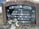 
Amelia KUHN
23 May 1967 aged 94
Tarampa Baptist Cemetery, Esk Shire
