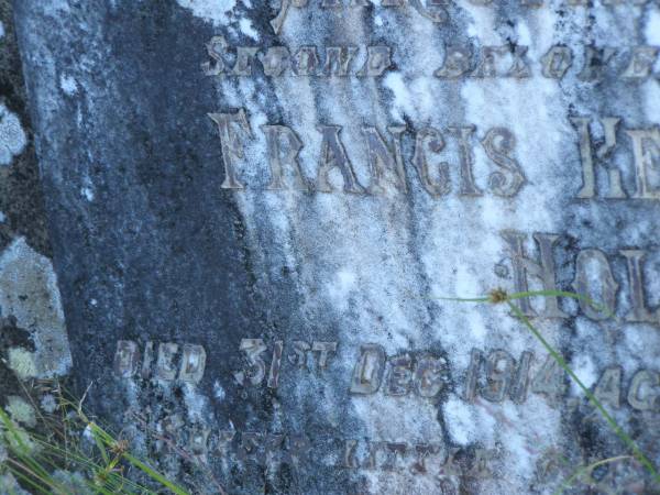 Christina Elena?,  | second daughter of Francis Henry & Alice HOLBERT,  | died 31 Dec 1914 aged 8 years 7 months;  | Tea Gardens cemetery, Great Lakes, New South Wales  | 