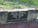 
Kevin MOTUM,
husband father grandfather brother,
1931 - 1990;
Tea Gardens cemetery, Great Lakes, New South Wales
