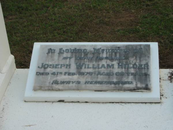 Joseph William HILDER  | 3 Feb 1979  | aged 69  |   | The Gap Uniting Church, Brisbane  | 