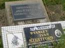 
Stanley Ivan STRATFORD,
30-6-1919 - 13-7-1974,
accidentally killed 14 July 1974 aged 55 years;
Tiaro cemetery, Fraser Coast Region


