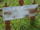 
William WALDOCK;
Tiaro cemetery, Fraser Coast Region
