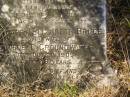 
Mary Sutherland,
wife of David SINCLAIR,
died 21 Sep1909 aged 77 years;
David,
husband,
died 4 March 1912 aged 75 years;
Margaret Elizabeth Bruce,
wife of George T. GROUNDWATER,
died 29 Oct 1909 aged 39 years;
Tiaro cemetery, Fraser Coast Region
