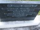 Mirian Elma Millicent CUNNINGHAM, died 2-10-1940 aged 42 years; William Wallace CUNNINGHAM, died 13-10-1954 aged 60 years; Tiaro cemetery, Fraser Coast Region 