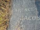 Clarence JACOBSEN, died 3-7-41 aged 3 years; Tiaro cemetery, Fraser Coast Region 
