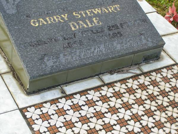 Garry Stewart DALE,  | son brother,  | accidentally killed 2 Feb 1981 aged 18 years;  | Tiaro cemetery, Fraser Coast Region  | 