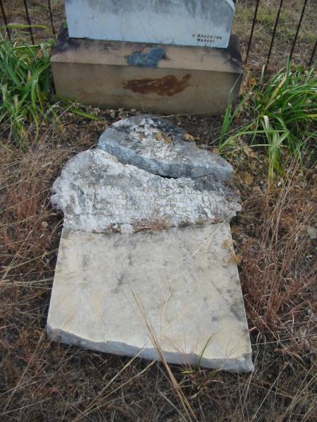Martha Marriet MILLER,  | died 3 Dec 1901 aged 65 years;  | Tiaro cemetery, Fraser Coast Region  | 