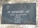 Herbet William PERN (Sailor Jack) 24 Jul 1944 aged 82 Toogoolawah Cemetery, Esk shire 