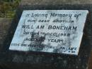 
William BONEHAM, brother,
died 14 Dec 1959 aged 72 years;
Toogoolawah Cemetery, Esk shire
