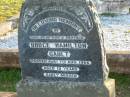 
Bruce Hamilton GAULT, son brother,
died 7 Aug 1966 aged 19 years;
Toogoolawah Cemetery, Esk shire
