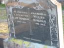 Kate BONEHAM, wife mother, 1863 - 1931; William BONEHAM, husband, 1861 - 1942; Toogoolawah Cemetery, Esk shire 