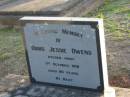 Doris Jessie OWENS, died 1 Oct 1991 aged 90 years; Toogoolawah Cemetery, Esk shire 