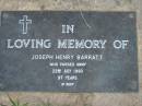 
Joseph Henry BARRATT
22 Jul 1990 aged 97
Toogoolawah Cemetery, Esk shire
