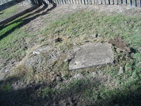 (unreadable)  | Tygum Pioneer Cemetery, Logan City  | 