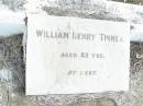 William Henry TINNEY, aged 83 years; Upper Caboolture Uniting (Methodist) cemetery, Caboolture Shire 