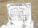 Rachel BOURKE, wife of Jones Anthony BOURKE, died 17 Feb 1876; Upper Caboolture Uniting (Methodist) cemetery, Caboolture Shire 