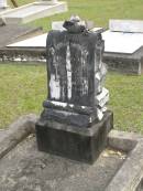 
Margaret Ellen,
wife of G.R. WALKER,
mother of Stuart,
died 25 May 1927 aged 51 years;
Upper Coomera cemetery, City of Gold Coast
