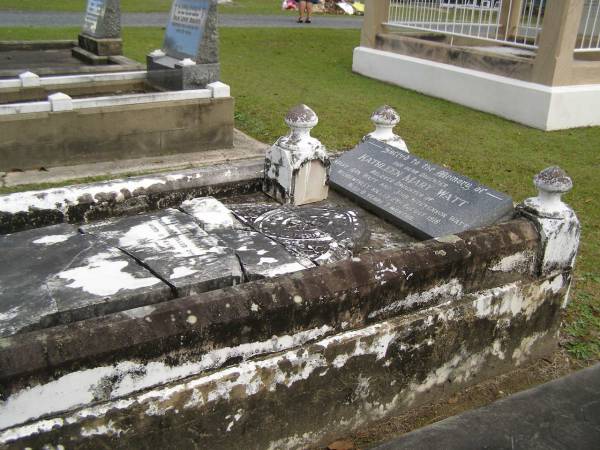 Kathleen Mary WATT,  | daughter of Mary Ann WATT & John Stevenson WATT,  | accidentally killed 2 Aug 1916 aged 11 years 7 months;  | Upper Coomera cemetery, City of Gold Coast  | 