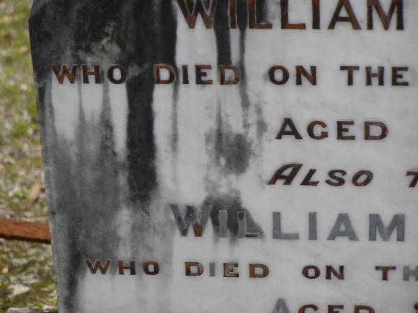 Mary BINSTEAD,  | wife of William BINSTEAD,  | died 10 Nov 1894 aged 66 years;  | William BINSTEAD,  | died 23 July 1903 aged 82 years;  | Upper Coomera cemetery, City of Gold Coast  | 