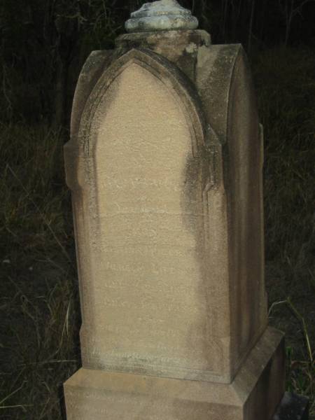 Christian Friedrick Wilhelm LITZOW  | ? Apr 1831  | 2 Okt 1898 ?  | Vernor German Baptist Cemetery, Esk Shire  | 