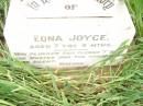 Edna Joyce, aged 7 years 9 months; Warra cemetery, Wambo Shire 