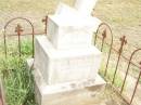 
Richard HODNETT,
native of Co Cork Ireland,
died 27 July 1917 aged 37 years;
Warra cemetery, Wambo Shire
