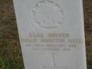 Phillip Moreton HALL, died 20 Oct 1915; Warra cemetery, Wambo Shire 