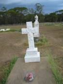 
Emily Elizabeth SEIGMEIER (born SCHLOSS),
born 13 Sept 1890,
died 25 June 1911 aged 21 years;
Warra cemetery, Wambo Shire
