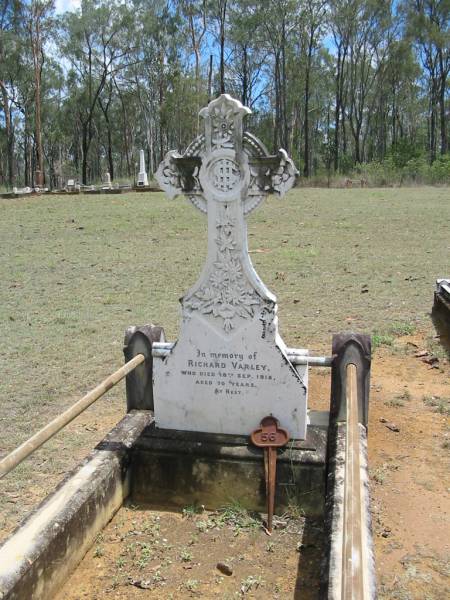 Richard VARLEY  | d: 18 Sep 1915, aged 70  | Wivenhoe Pocket General Cemetery  |   | 