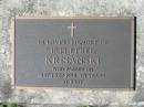 
Iris Ethel KRISANSKI,
died 28 Sept 1998, 78 years;
Woodford Cemetery, Caboolture
