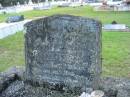 
Zella RANKIN, wife of Robert,
died 16 July 1962;
Woodford Cemetery, Caboolture
